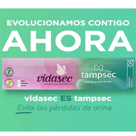 vidasec|Tampon Incontinencia Vidasec Talla Regular